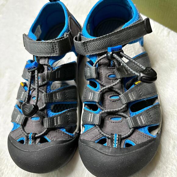 IOB Keen Newport H2 Sandals Grey Blue Youth 4 - Picture 11 of 12